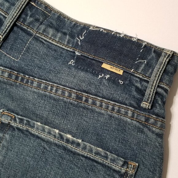 NWT Mother The Lasso Sneak High Rise Wide Leg Jeans, Punk Nouveau Size 30 $278 - Picture 13 of 16